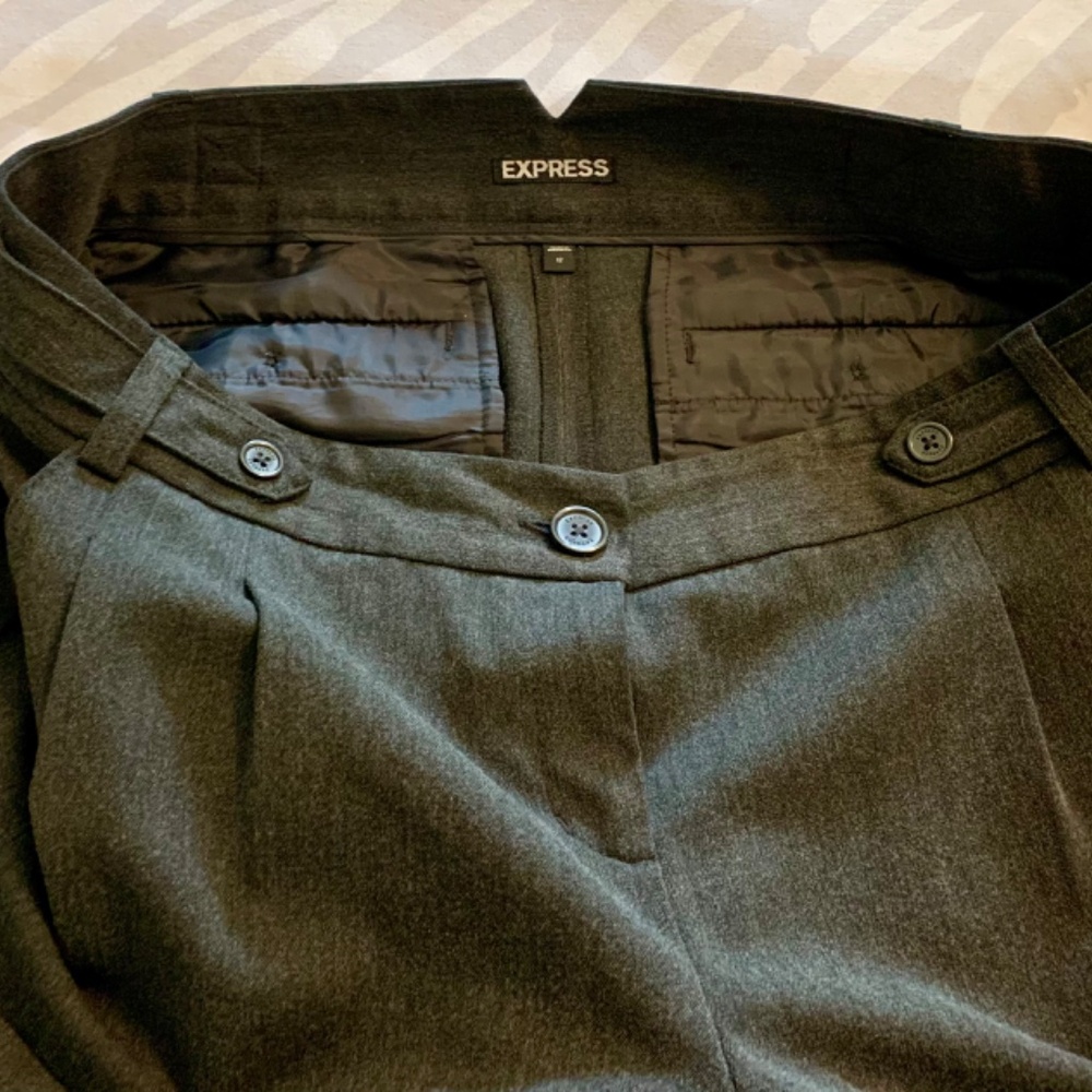 Express charcoal grey shorts